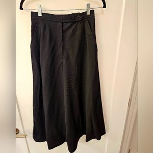 NWOT - Vintage Jerry Feder Fully Lined Wool Skirt - Black